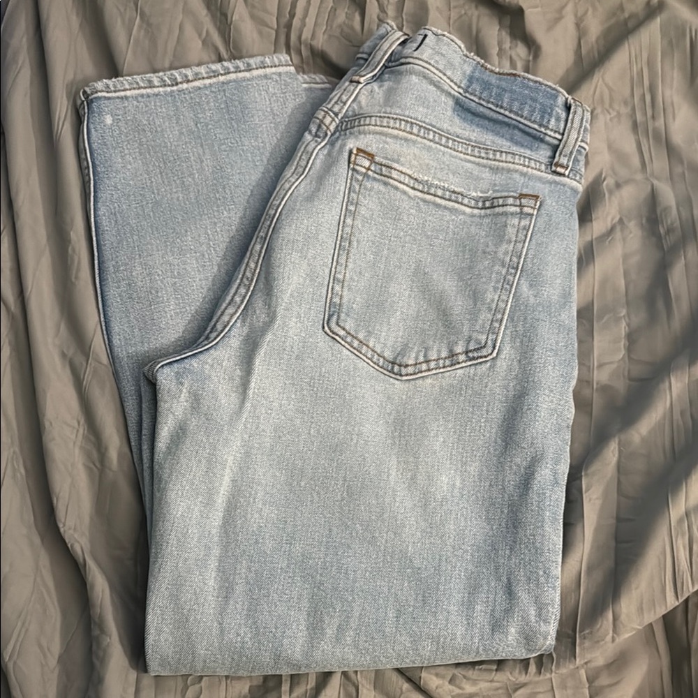 Abercrombie& Fitch Light Blue The Mom Jeans